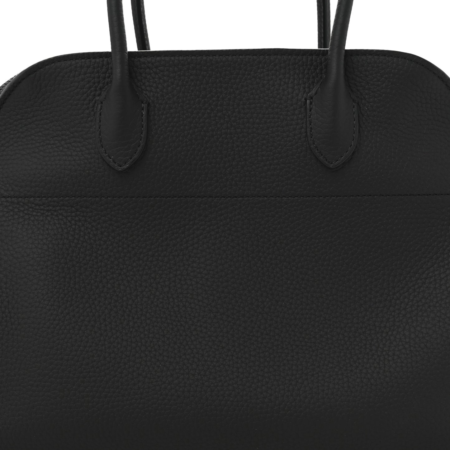 Matte Grained Calfskin Soft Margaux 12 Black