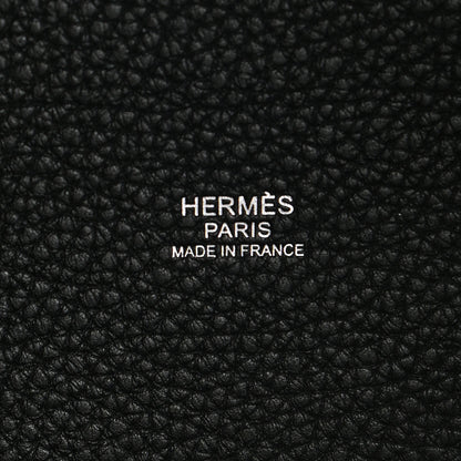Hermes Taurillon Clemence Picotin Lock 22 MM Black 6 of 10