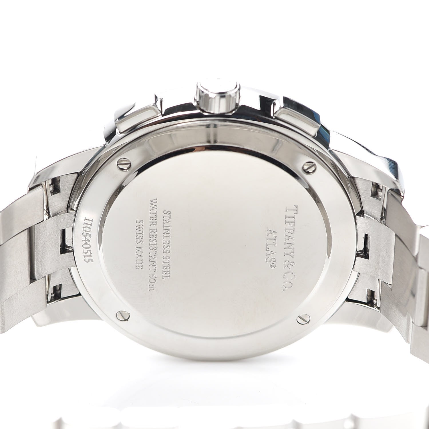 Tiffany Stainless Steel 42mm Atlas Chronograph Quartz Watch 4 of 6