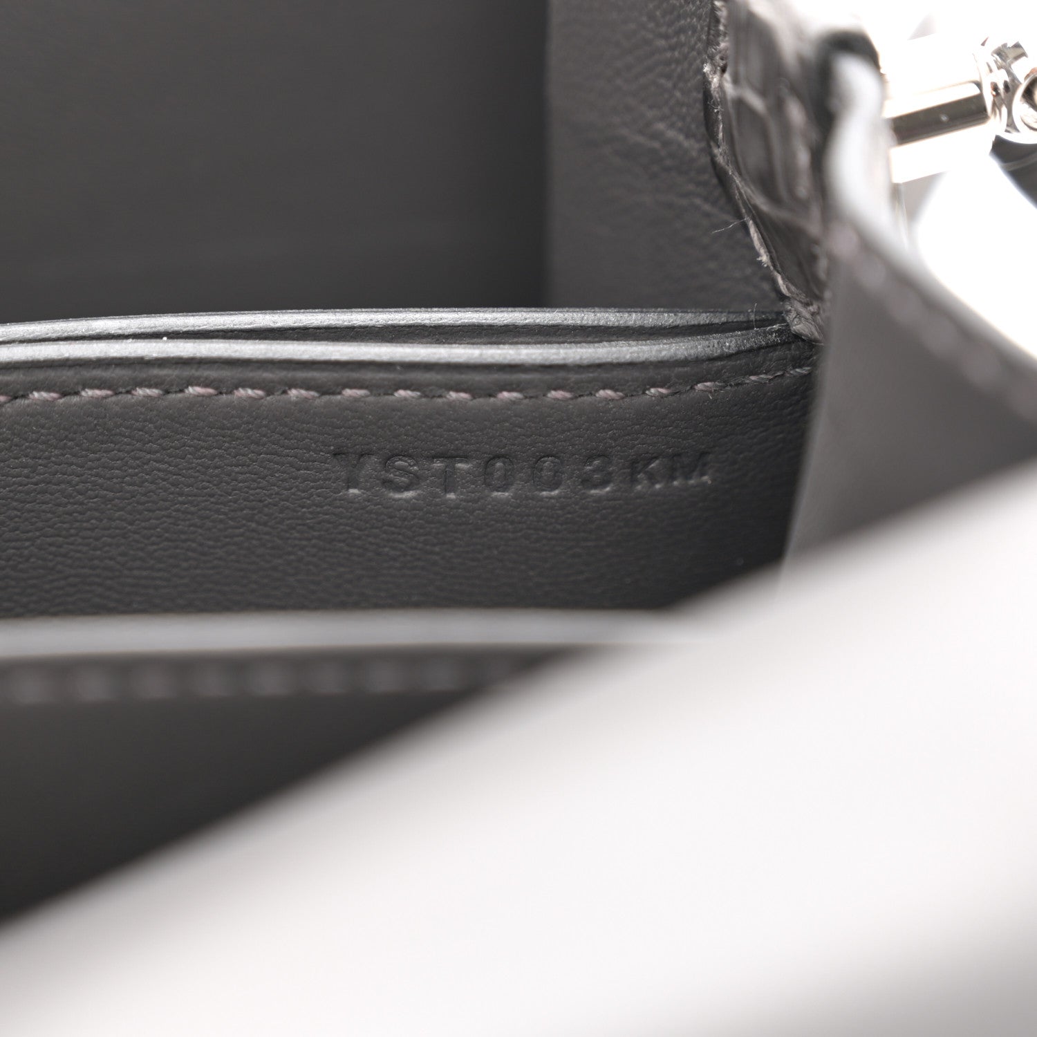 Hermes Matte Alligator Mini Sac Roulis Graphite 7 of 10