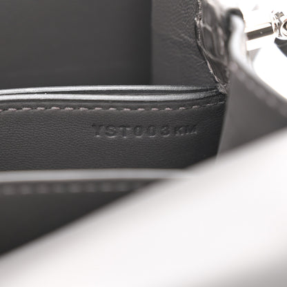 Hermes Matte Alligator Mini Sac Roulis Graphite 7 of 10