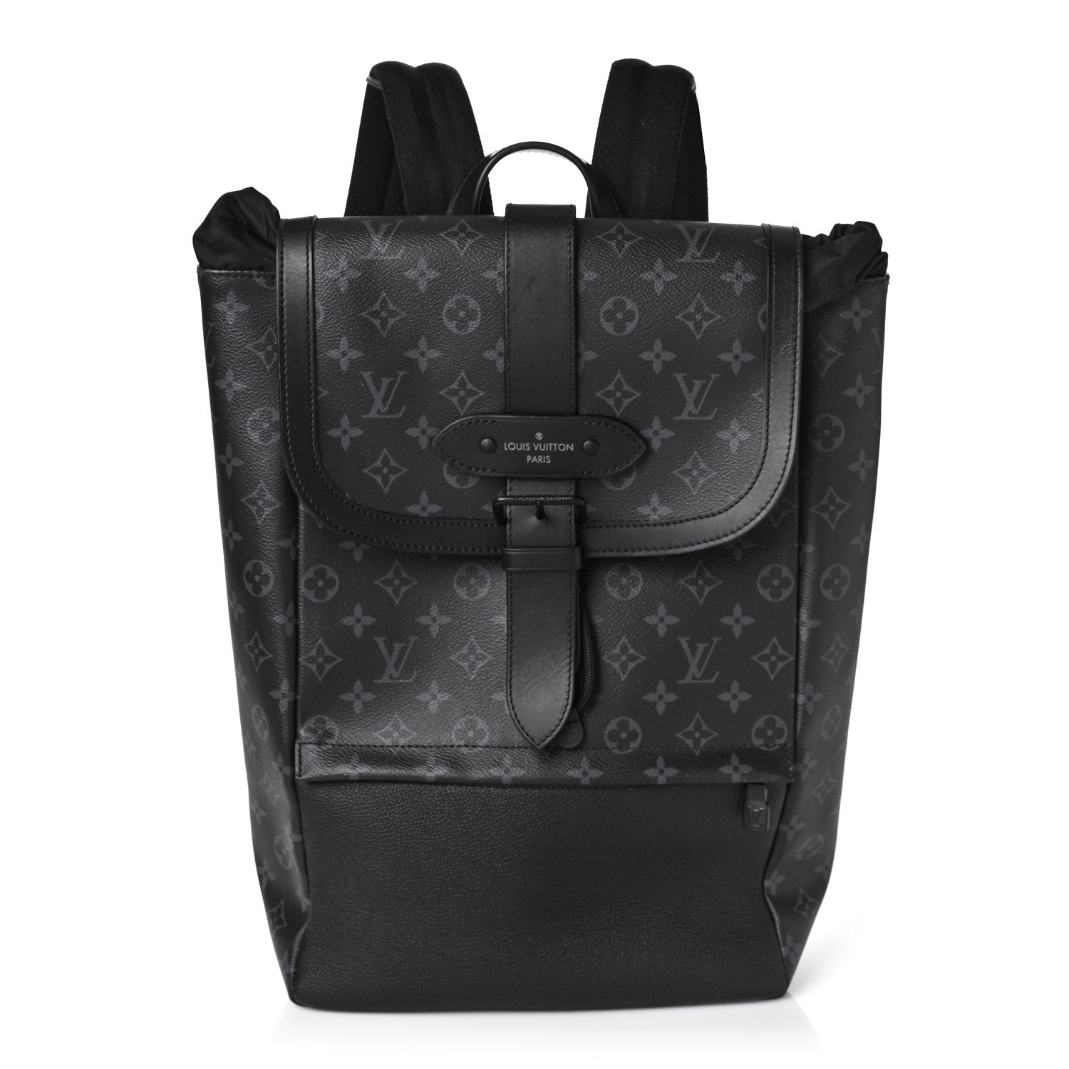 Louis Vuitton Monogram Eclipse Saumur Backpack 1 of 8