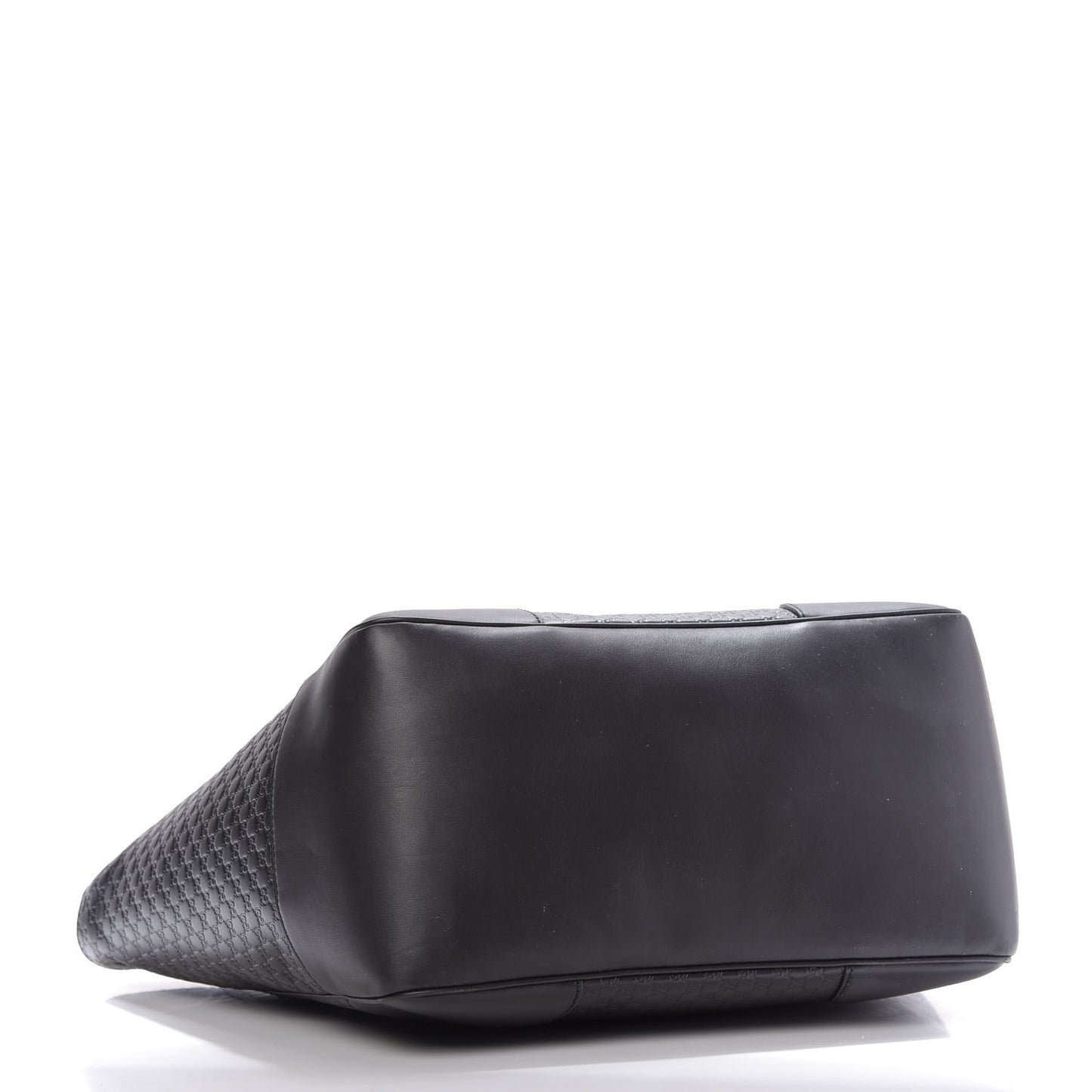 Microguccissima Bree Zippered Tote Black
