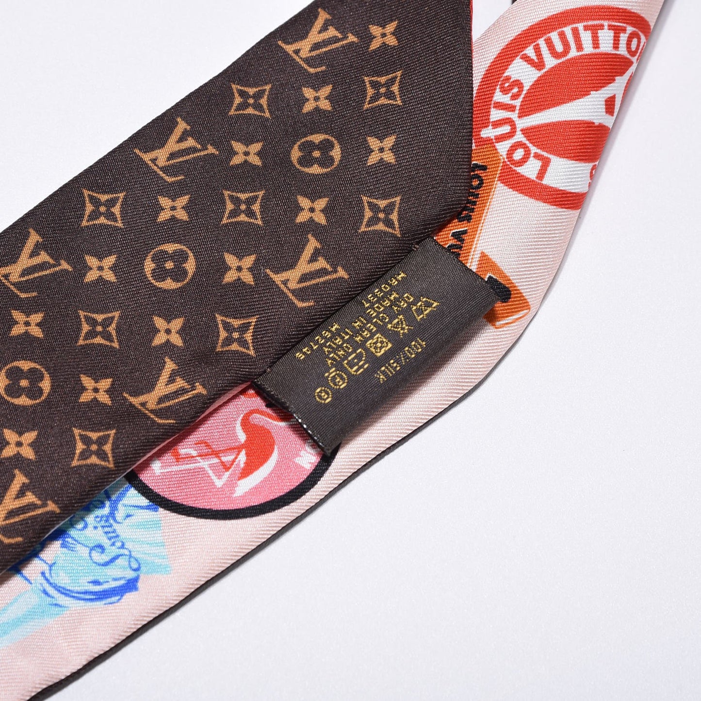 Silk Monogram World Tour Stickers BB Bandeau Nude