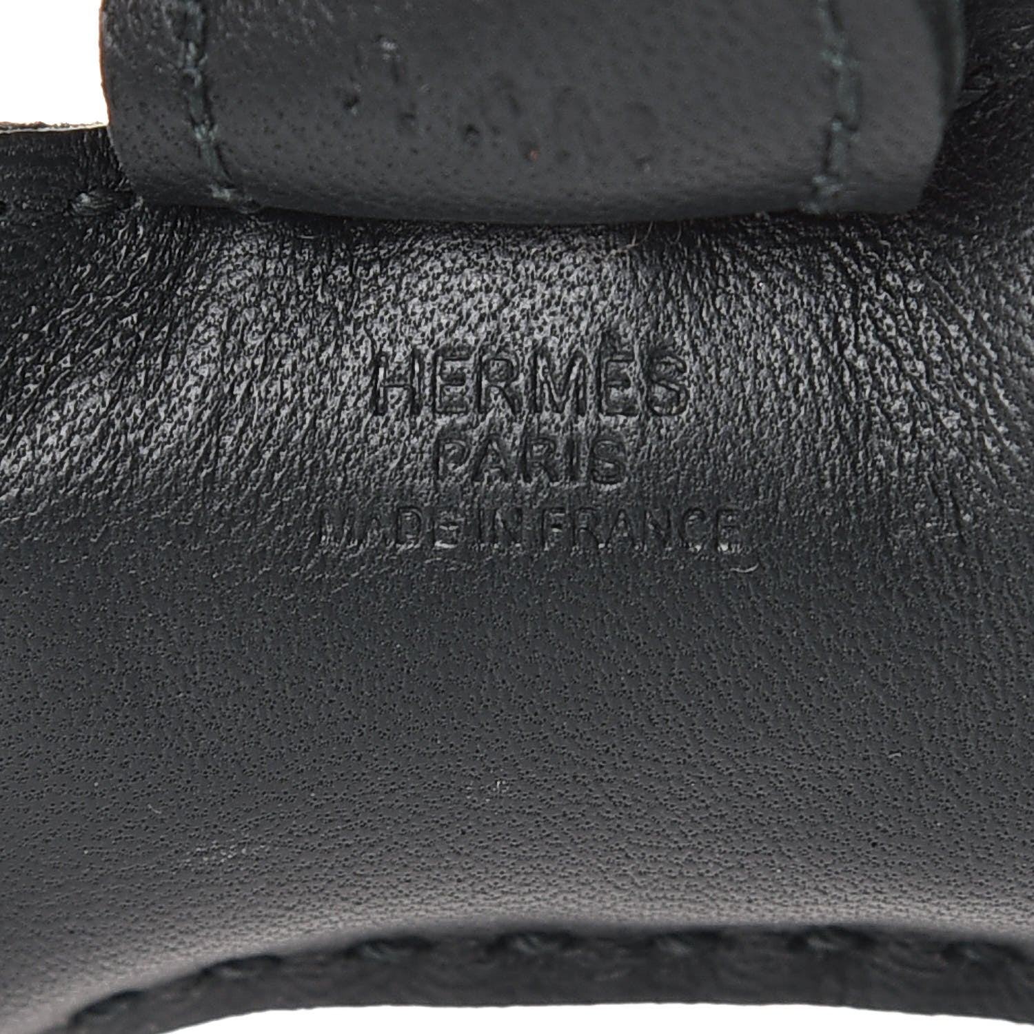 Hermes Milo Lambskin Grigri Rodeo Horse Bag Charm PM Vert Cypress 3 of 5