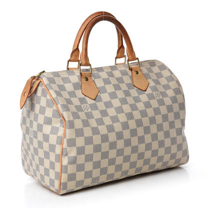 Louis Vuitton Damier Azur Speedy 30 3 of 17