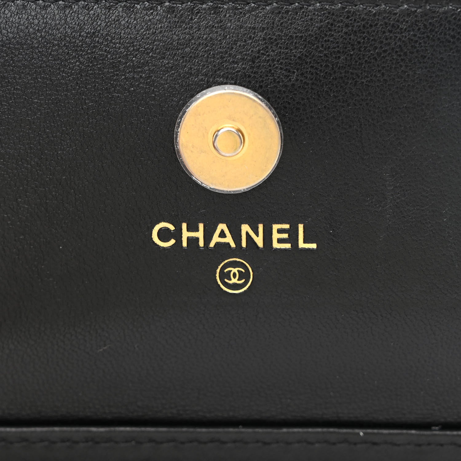 Chanel Lambskin Quilted Chanel 19 Clutch With Chain Black 6 of 13