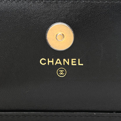 Chanel Lambskin Quilted Chanel 19 Clutch With Chain Black 6 of 13