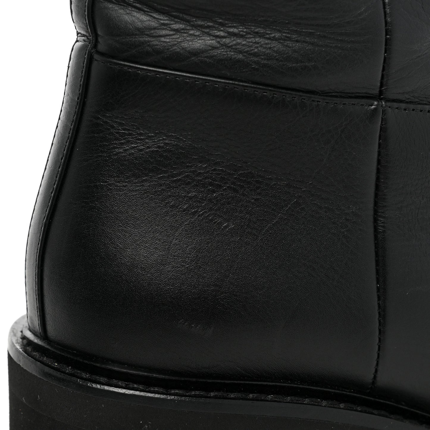 Calfskin CC Ankle Boots 37.5 Black
