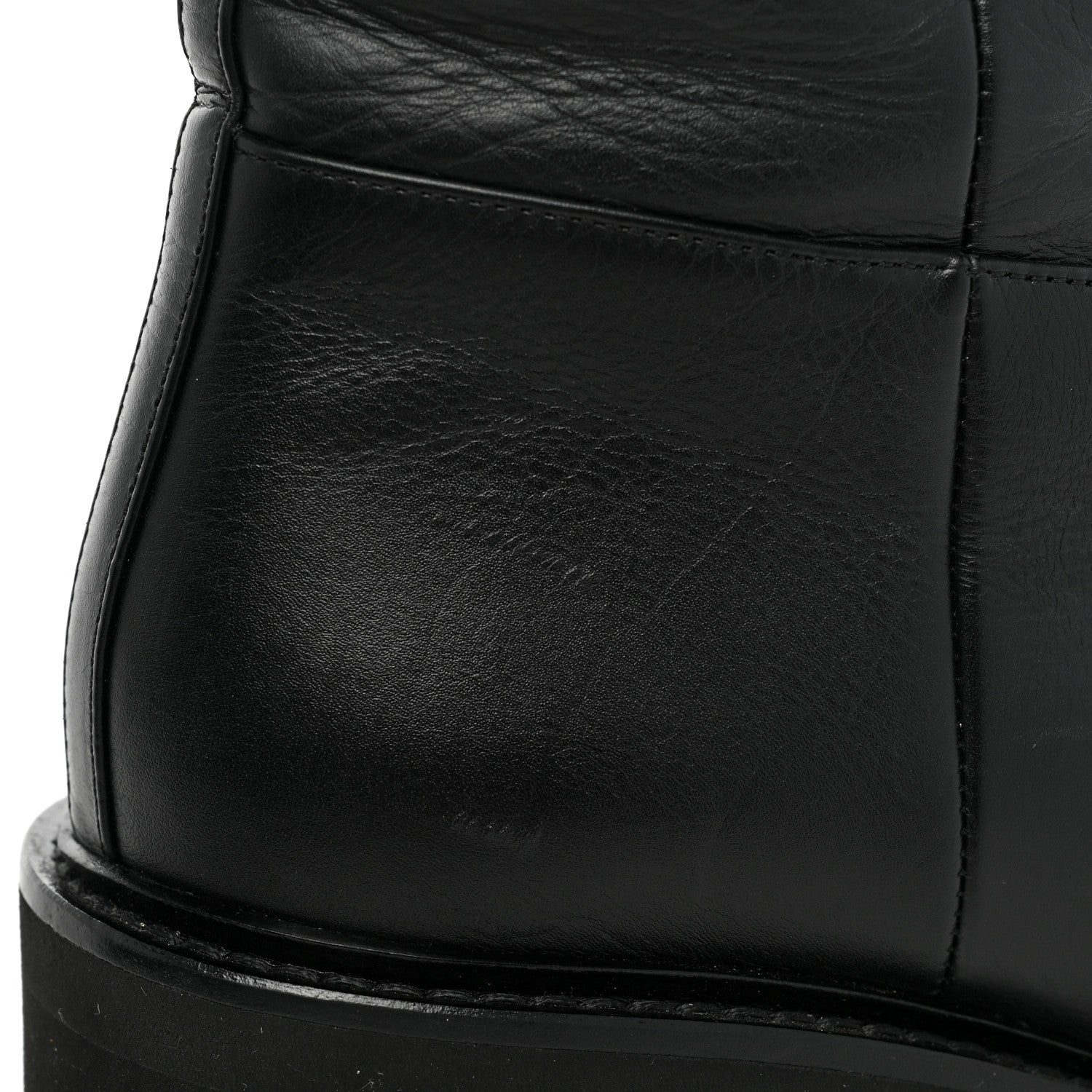 Chanel Calfskin CC Ankle Boots 37.5 Black 11 of 12