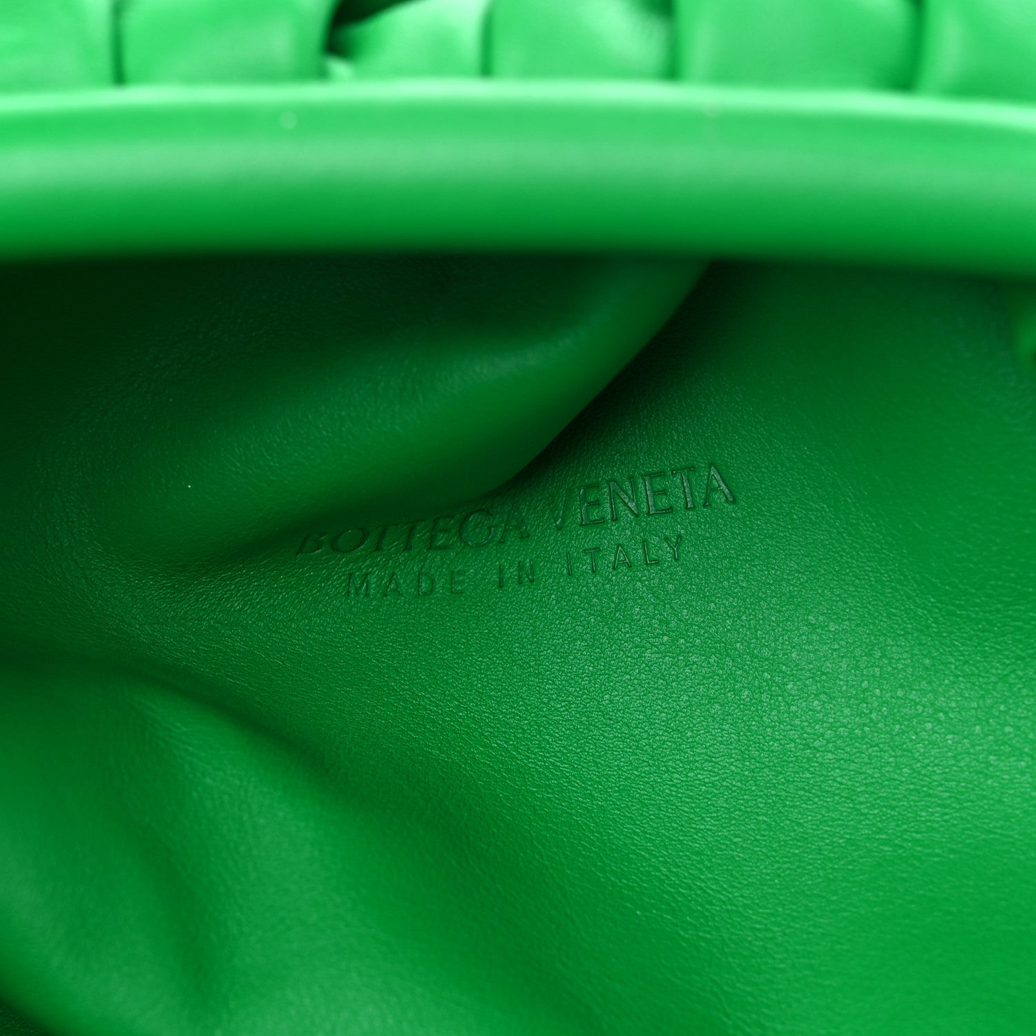 Bottega Veneta Smooth Butter Calf The Pouch Oversized Clutch Parakeet 6 of 11