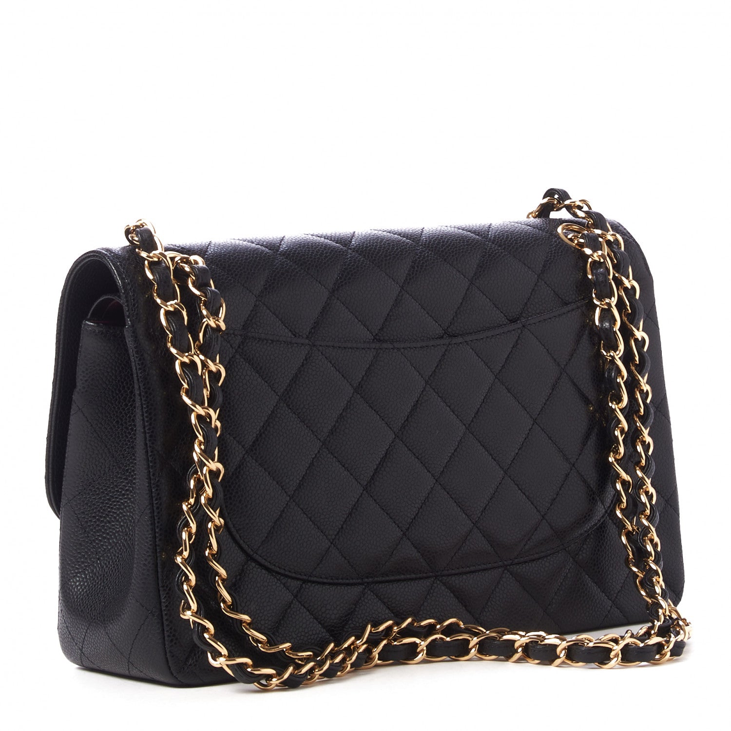 Chanel Caviar Quilted Jumbo Double Flap Black 3 of 11