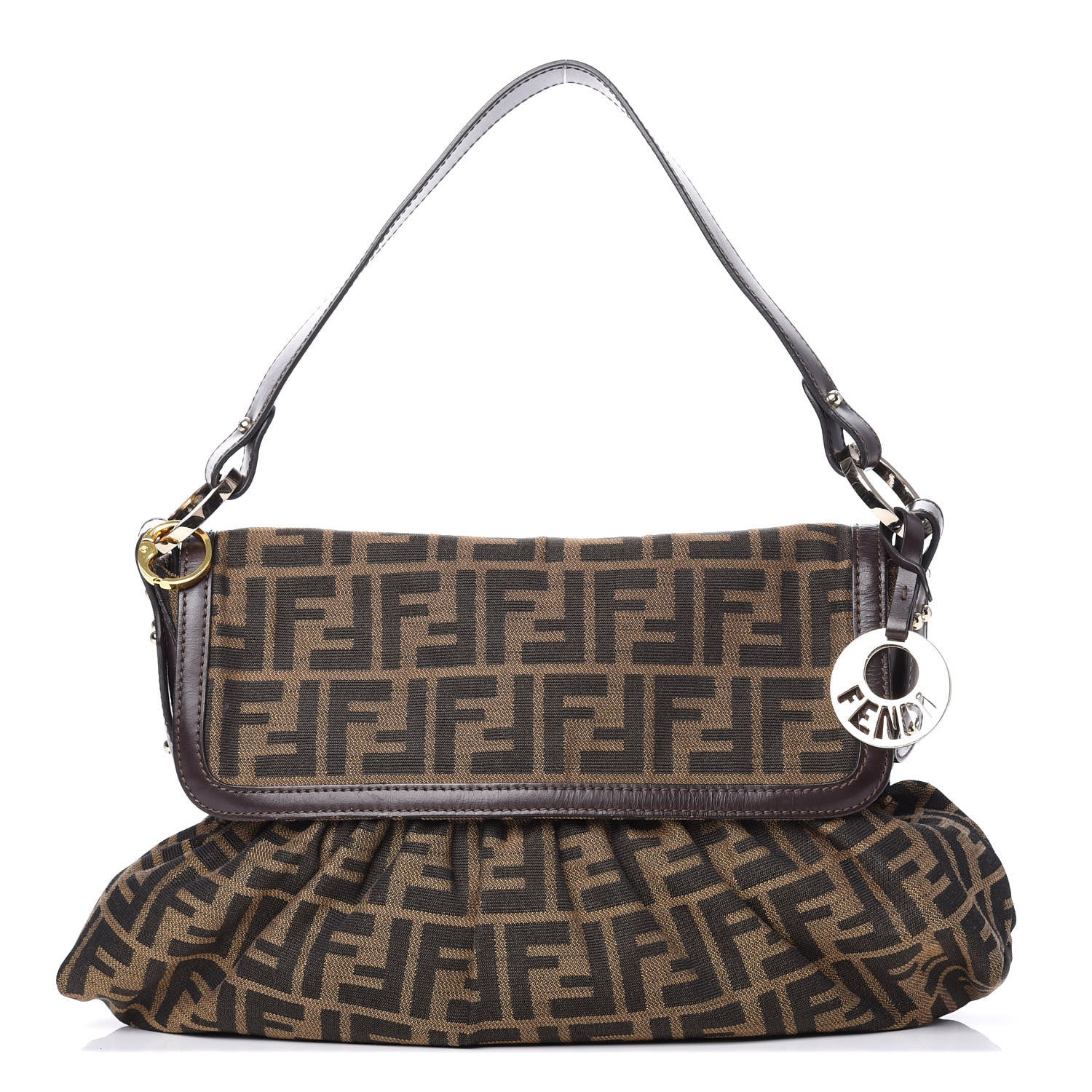 Fendi Zucca Medium Chef Shoulder Bag Tobacco 1 of 12
