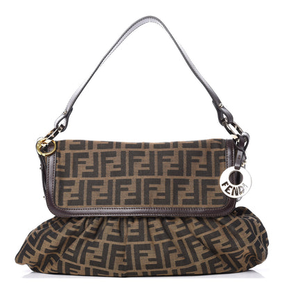 Fendi Zucca Medium Chef Shoulder Bag Tobacco 1 of 12