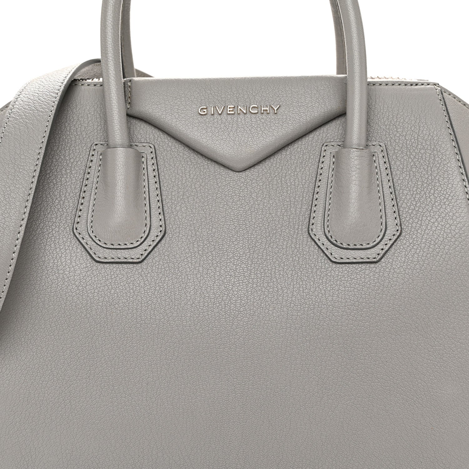 Givenchy Sugar Goatskin Small Antigona Pearl Grey 7 of 10