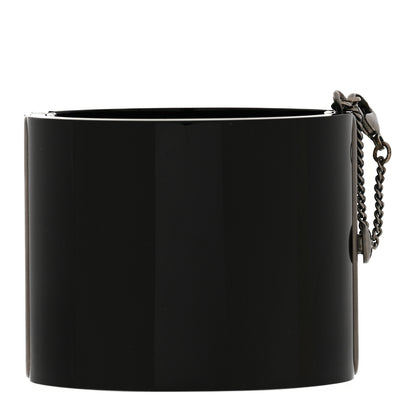 Chanel Resin Crystal CC Star CC Cuff Black 3 of 4