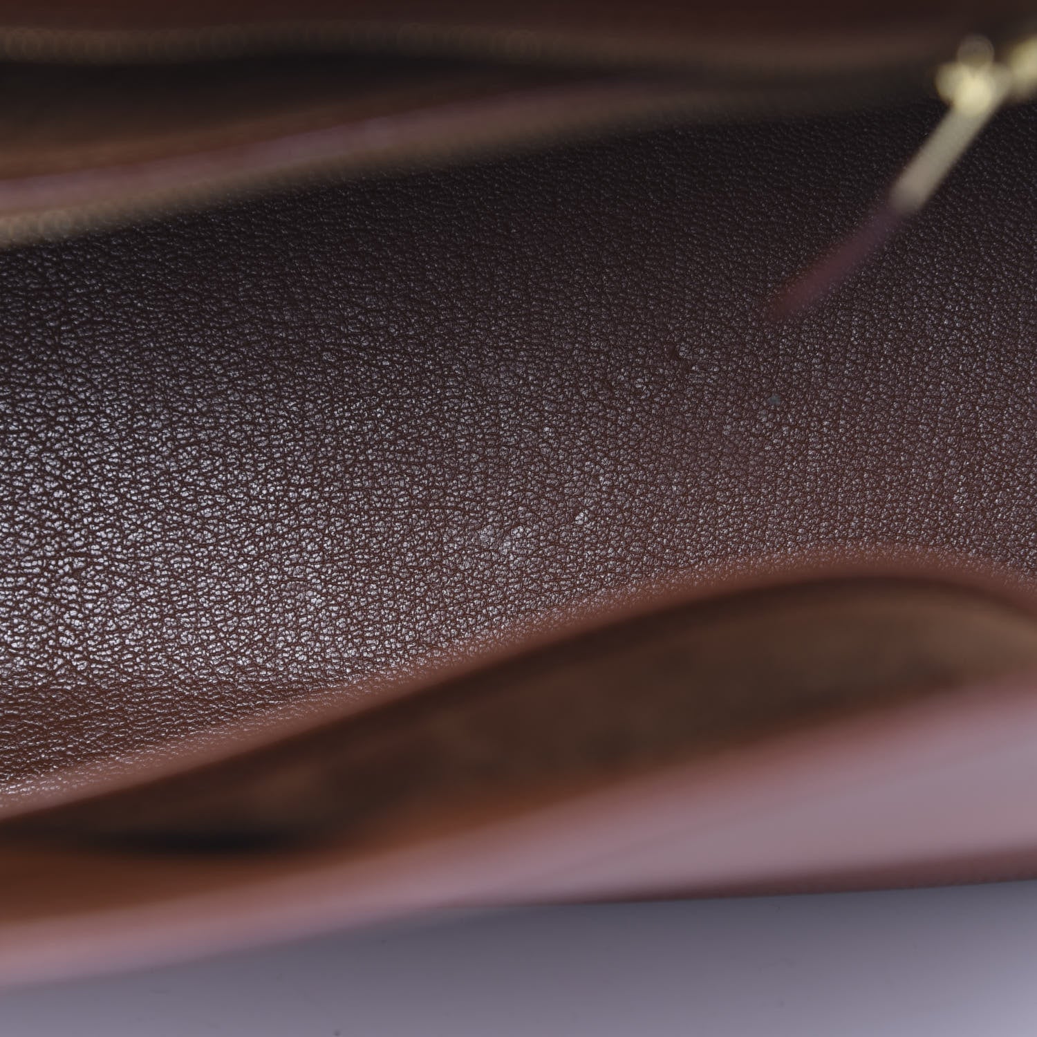 Hermes Vache Liegee Kelly Sellier 35 Noisette 14 of 17