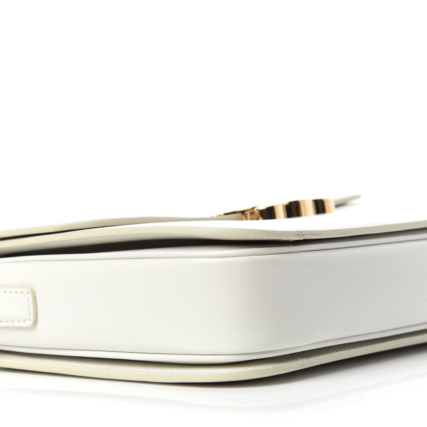Shiny Calfskin Large Triomphe White