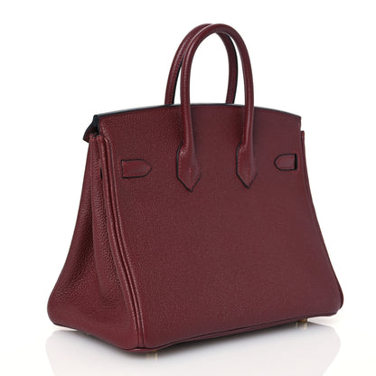 Hermes Togo Birkin 25 Rouge H 3 of 12
