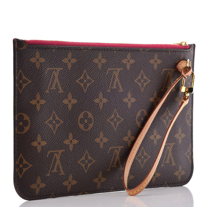Louis Vuitton Monogram Neverfull MM GM Pochette Pivoine 4 of 8