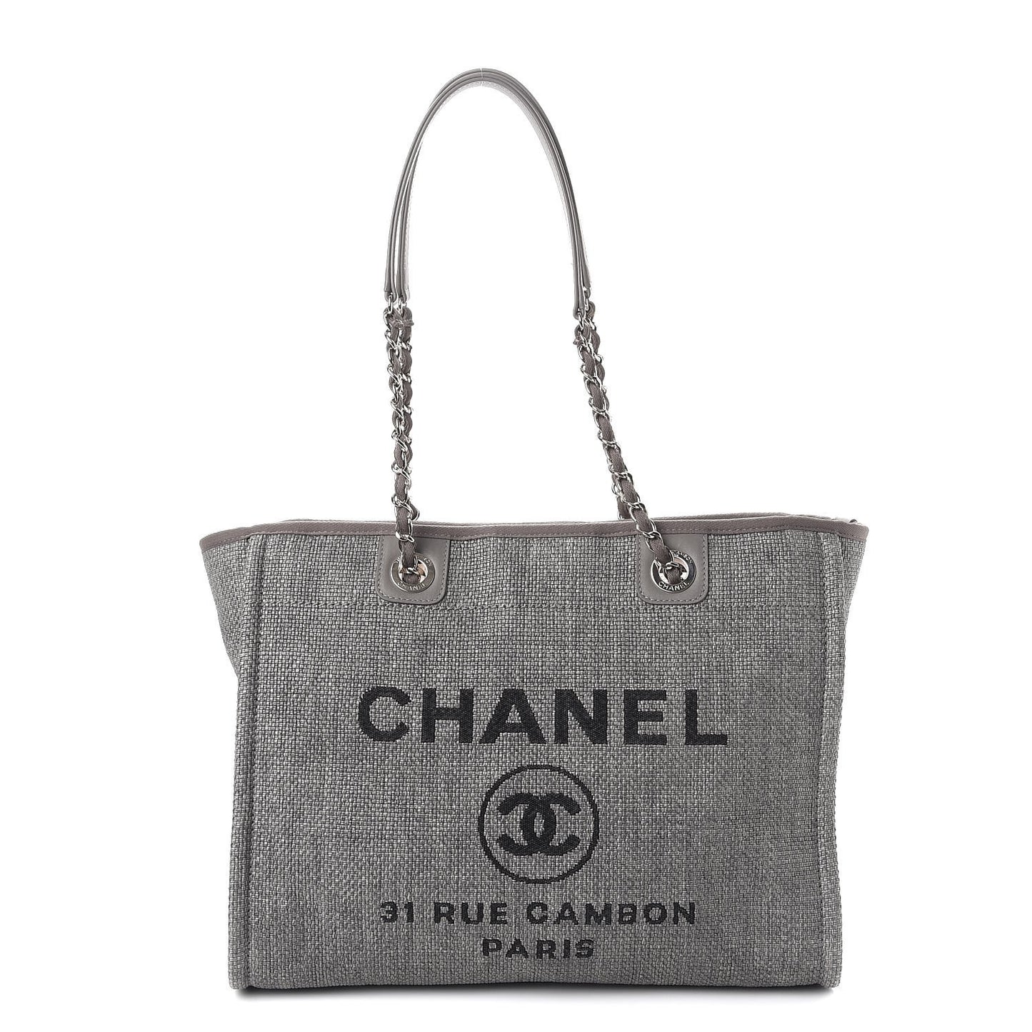 Canvas Small Deauville Tote Grey