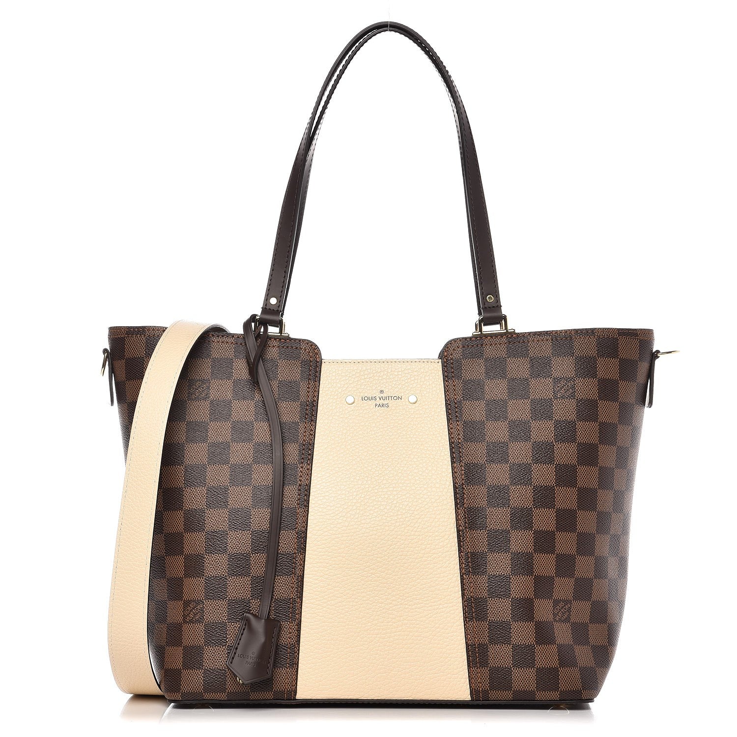 Louis Vuitton Damier Ebene Jersey Creme 1 of 9