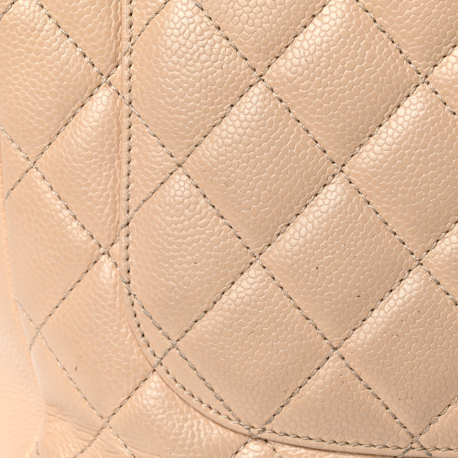 Chanel Caviar Quilted Grand Shopping Tote GST Beige Clair 26 of 32
