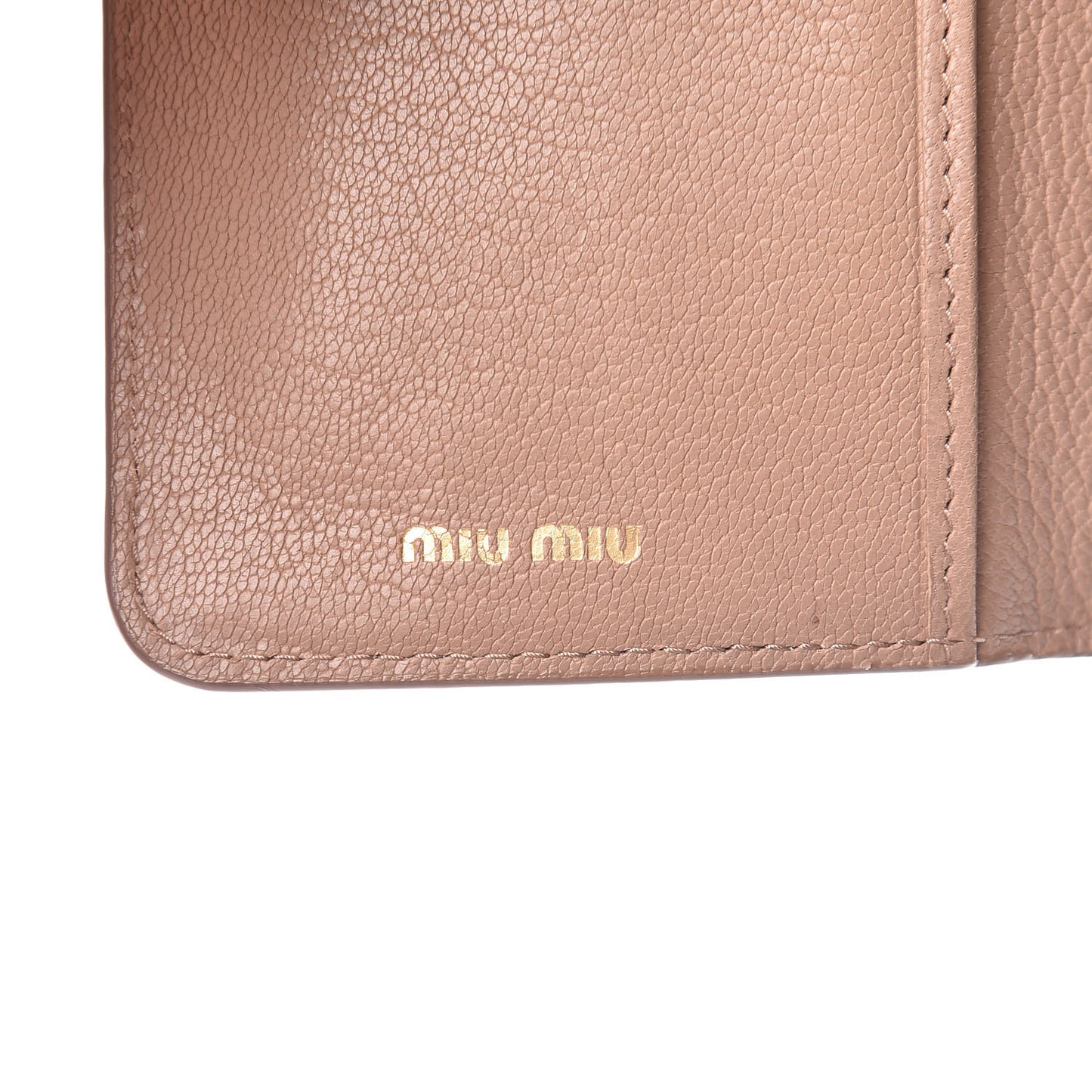 Goatskin Madras Flap Wallet Cammeo