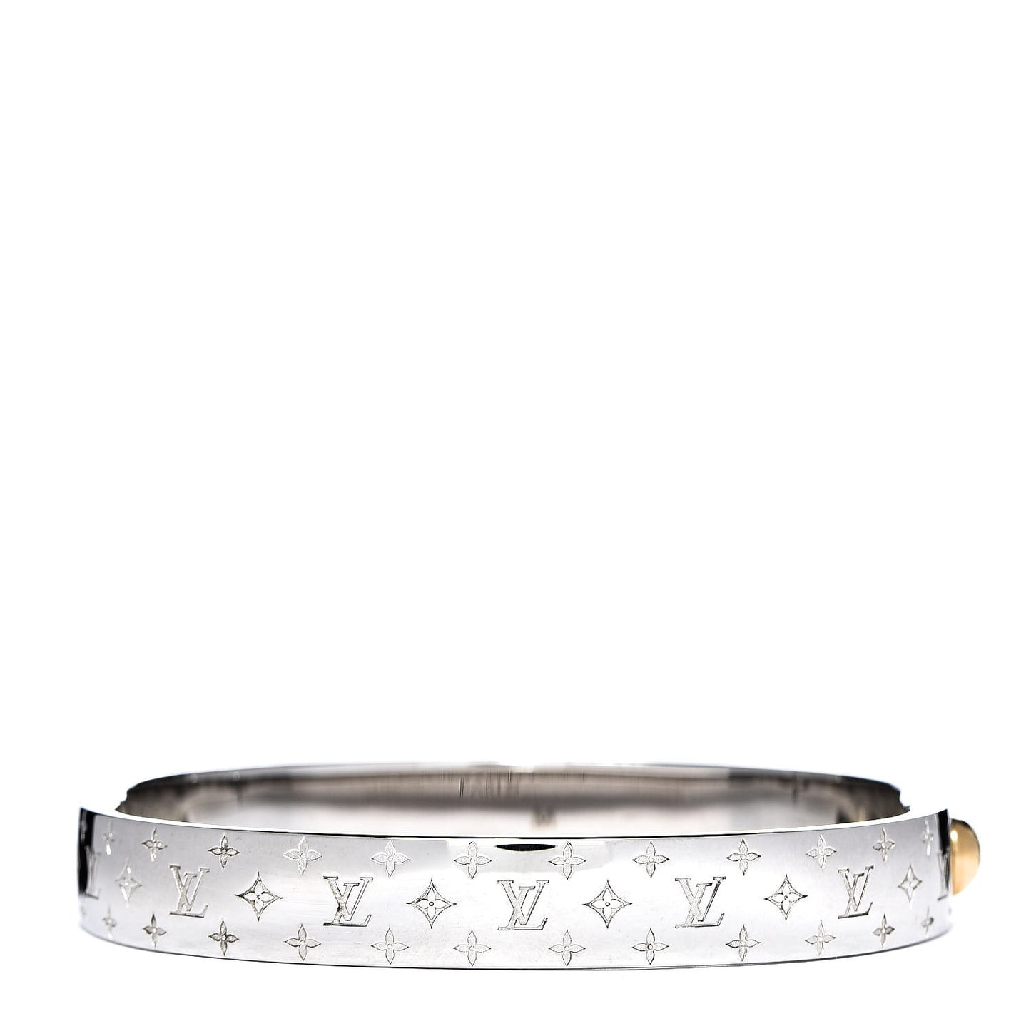 Palladium Monogram Nanogram Cuff M