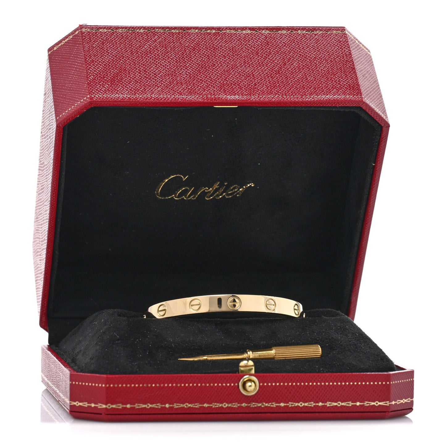 18K Yellow Gold Love Bracelet 16