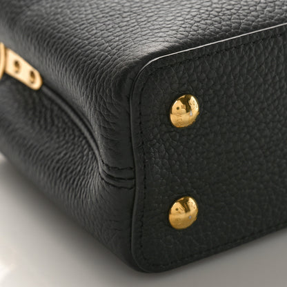Louis Vuitton Taurillon Snakeskin Mini Capucines Black 7 of 8