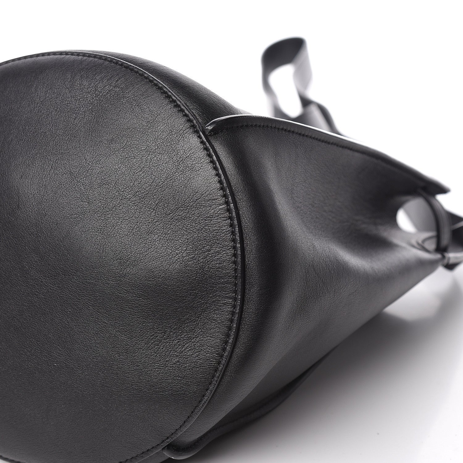 Celine Smooth Calfskin Long Strap Big Bucket Bag Black 11 of 11