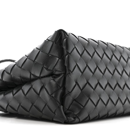 Bottega Veneta Nappa Intrecciato Small Andiamo Shoulder Bag Black 9 of 12