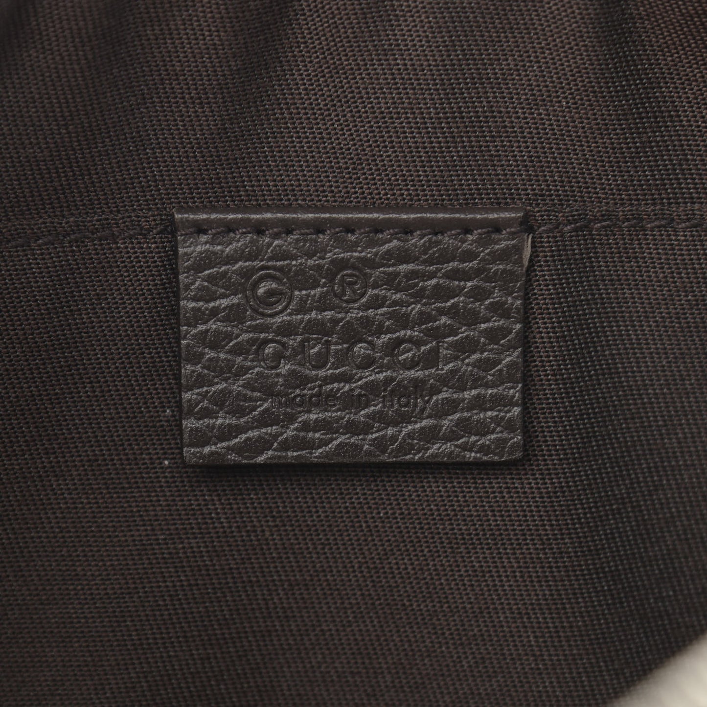 Monogram Belt Bag Dark Brown