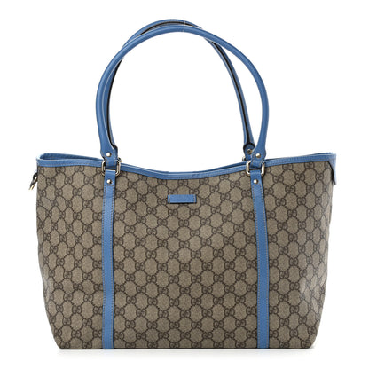 Gucci GG Plus Monogram Medium Joy Tote Light Blue 1 of 9