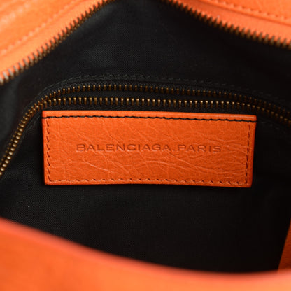 Balenciaga Agneau Classic Hardware Town Tangerine 8 of 11