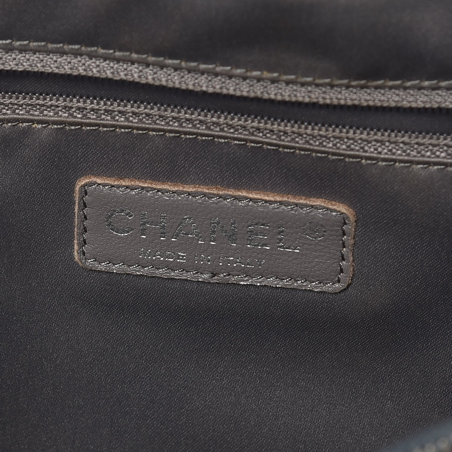 Chanel Caviar Quilted XL Grand Shopping Tote GST Dark Blue 8 of 13