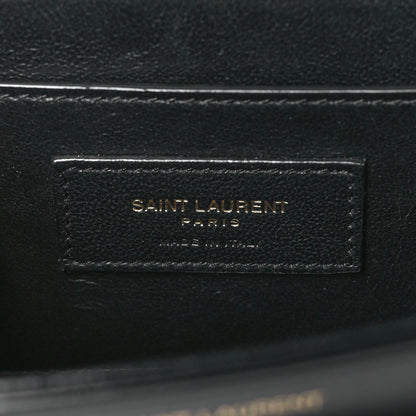 Saint Laurent Smooth Calfskin Small Solferino Satchel Black 6 of 9