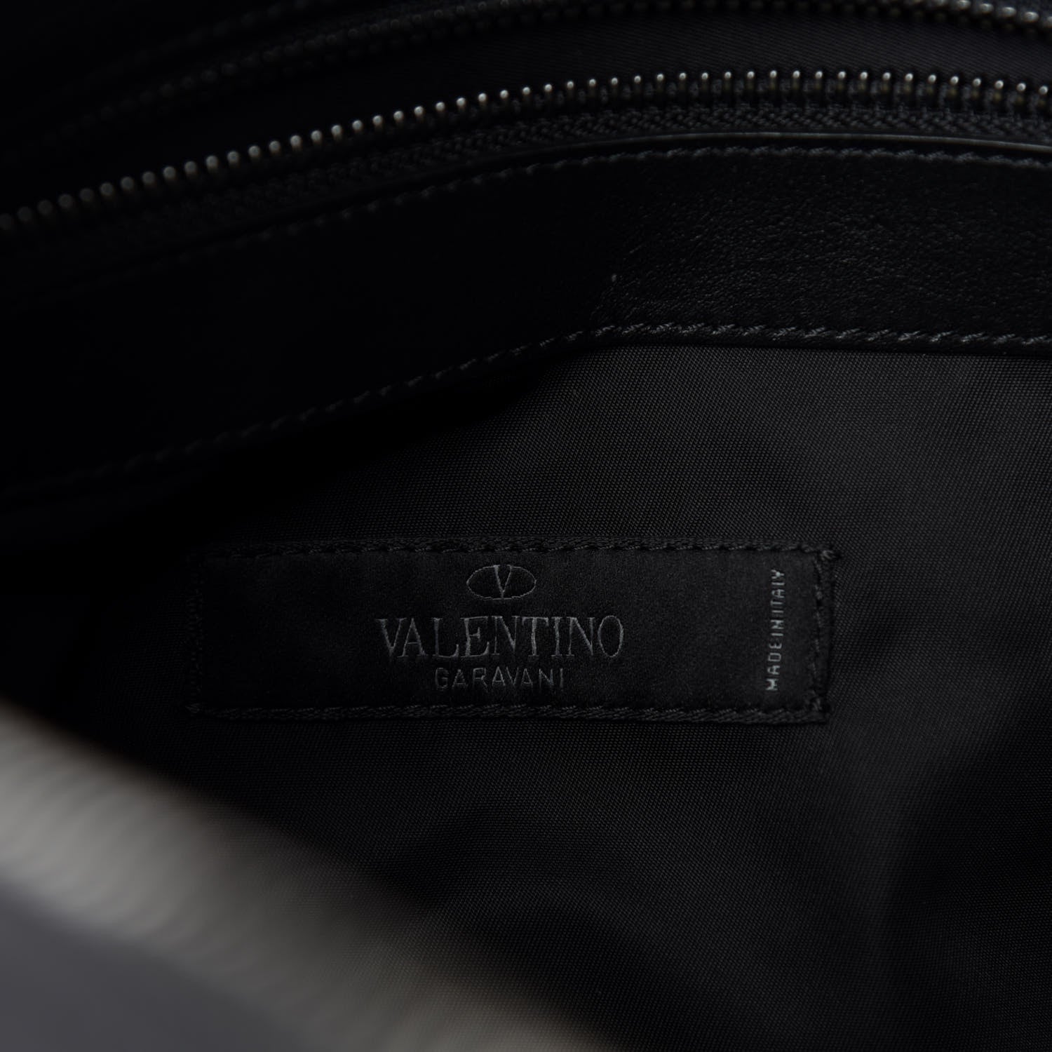 Valentino Garavani Nylon Camouart Messenger Black 8 of 9