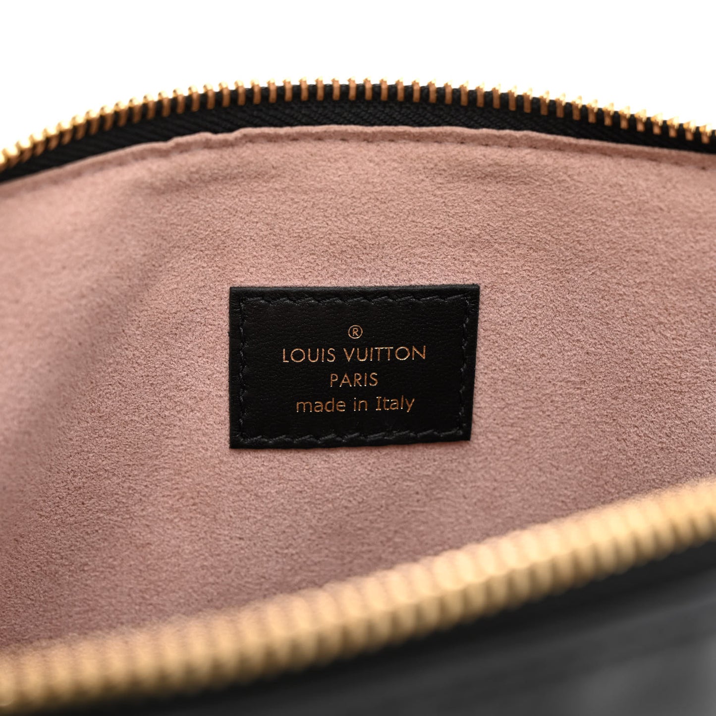 Lambskin Embossed Monogram Coussin PM Black