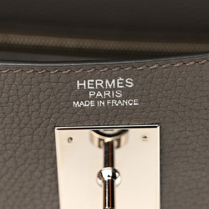 Hermes Togo Kelly Retourne 32 Etain 6 of 11