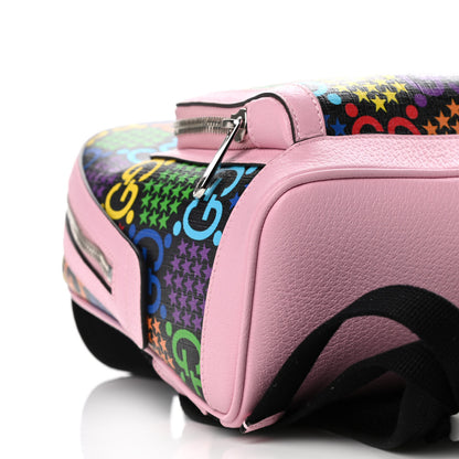Gucci GG Supreme Monogram Psychedelic Small Day Backpack Black Multicolor Sugar Pink 8 of 9