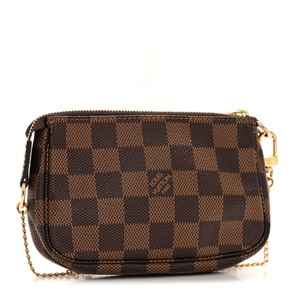 Louis Vuitton Damier Ebene Mini Pochette Accessories 3 of 8