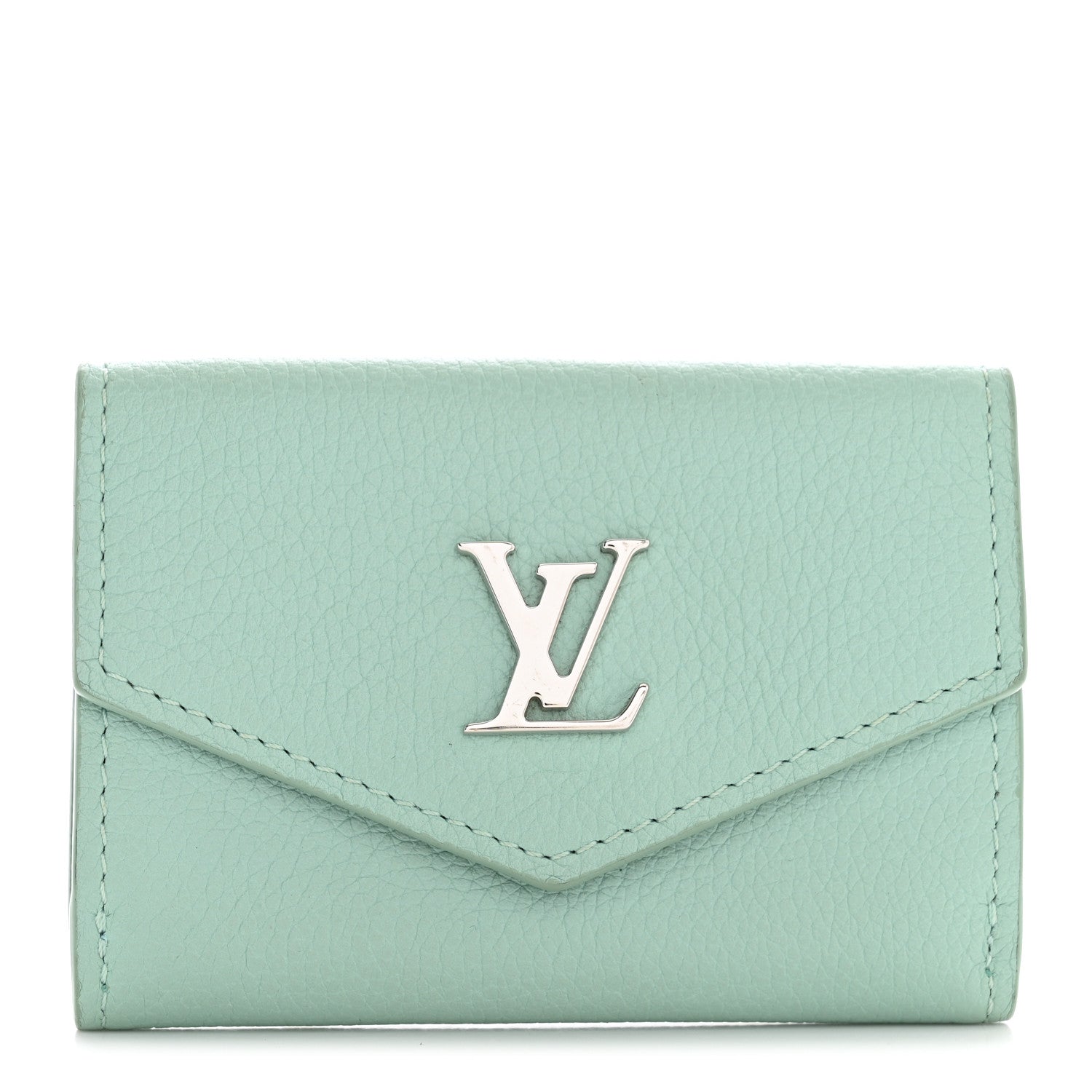 Louis Vuitton Calfskin Lockmini Wallet Menthe 1 of 9