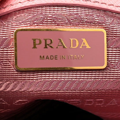 Prada Saffiano Mini Galleria Double Zip Tote Petalo 5 of 19