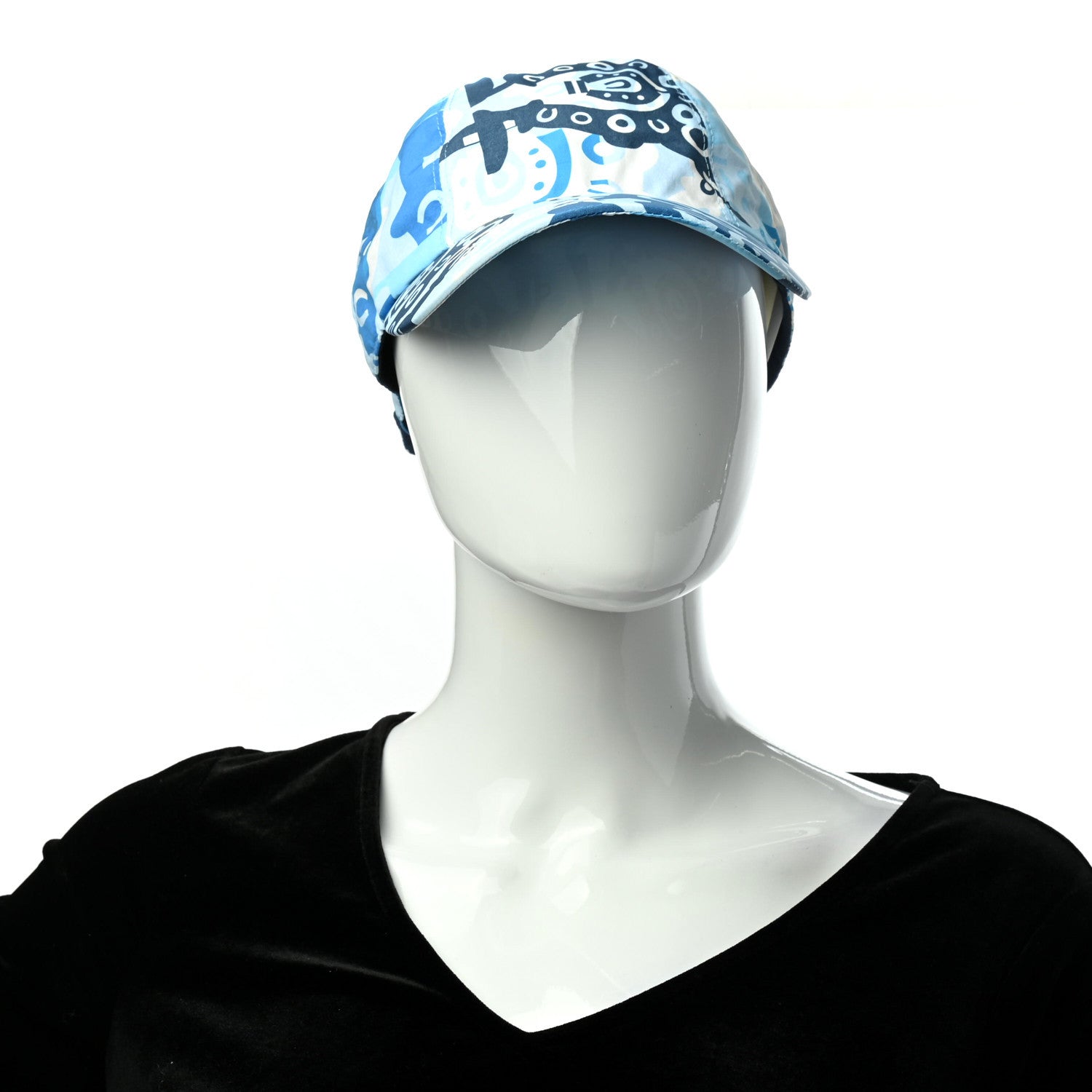 Hermes Silk Davis Patchwork Cap 59 2 of 6
