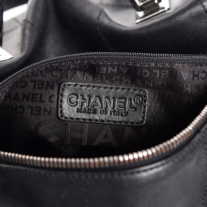 Chanel Calfskin Square Stitched Tote Black 7 of 8