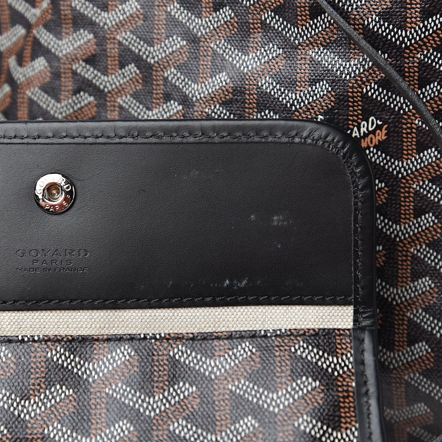 Goyard Goyardine Saint Louis PM Black 15 of 18