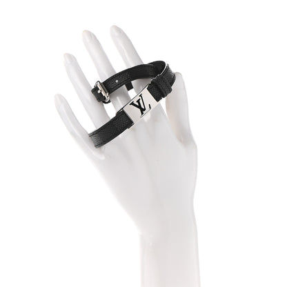 Louis Vuitton Damier Graphite Sign It Bracelet 3 of 8