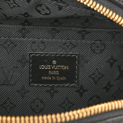 Louis Vuitton Suede Stamped Havane Bowler PM Brun 5 of 9